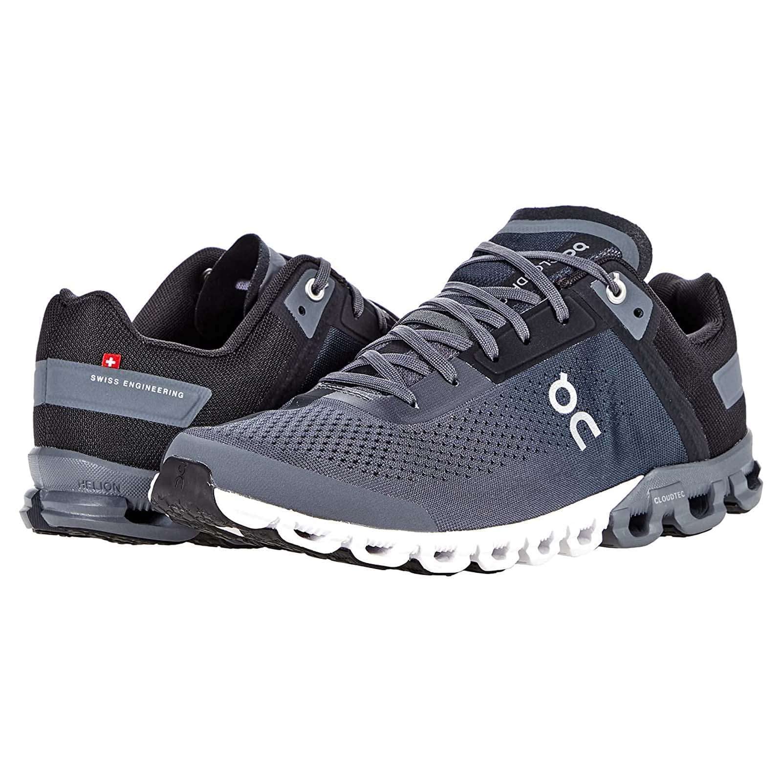 On Cloudflow - Men's 99238 Black Asphalt Shoe Deals Outlet