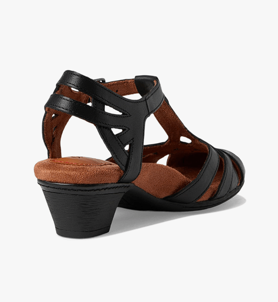 Cobb Hill Aubrey T - Strap Heels Black 9.5 W 887057084388 Shoe Deals Outlet