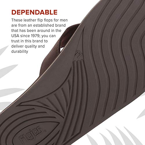 Flojos Cole 2.0 - Men's Dark Brown Shoe Deals Outlet