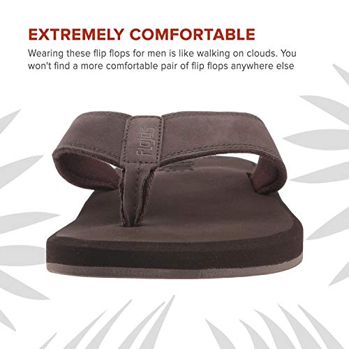 Flojos Cole 2.0 - Men's Dark Brown Shoe Deals Outlet