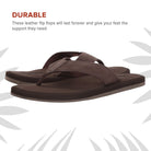 Flojos Cole 2.0 - Men's Dark Brown Shoe Deals Outlet