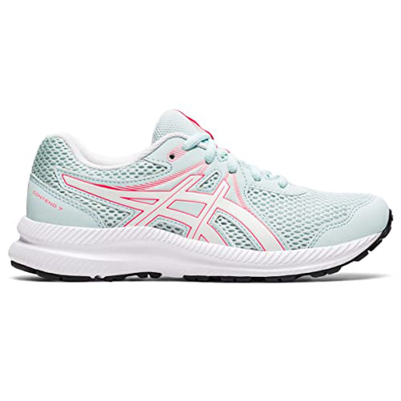 ASICS Contend 7 - Kids Aqua Angel/White Shoe Deals Outlet
