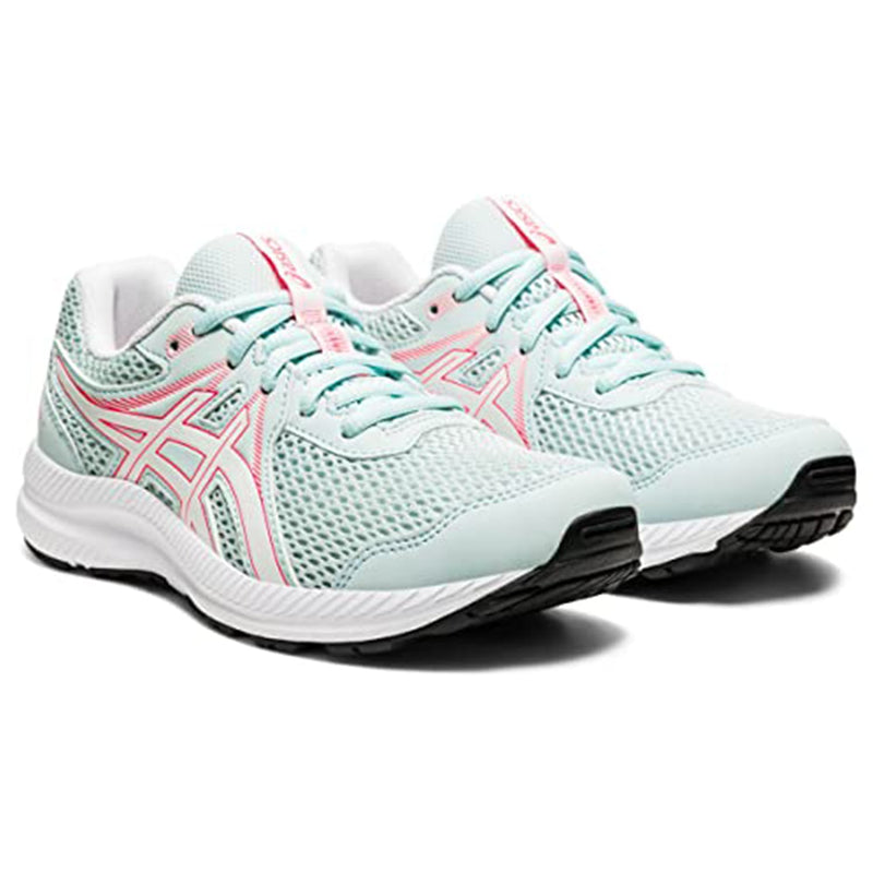 ASICS Contend 7 - Kids Aqua Angel/White Shoe Deals Outlet