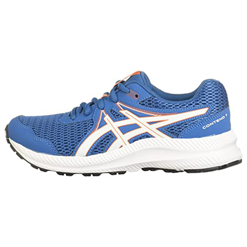 ASICS Contend 7 - Kids Reborn Blue/White Shoe Deals Outlet
