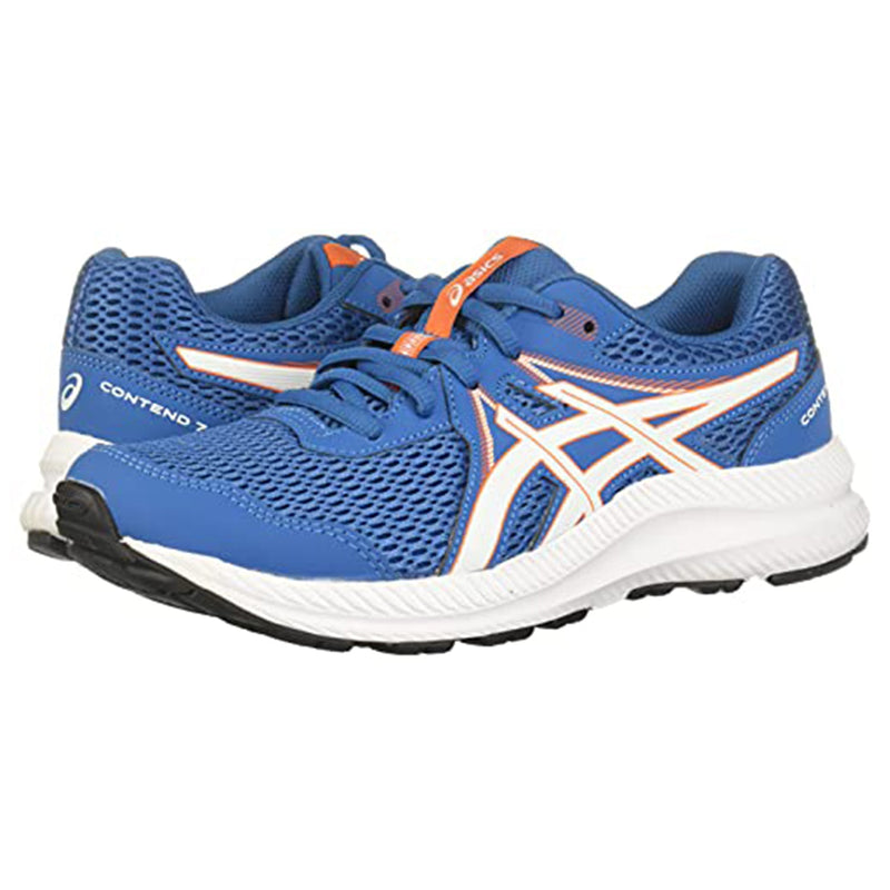 ASICS Contend 7 - Kids Reborn Blue/White Shoe Deals Outlet