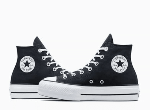Converse Chuck Taylor All Star Lift Platform Hi Black / White / White 5.5 M 888755504246 Shoe Deals Outlet