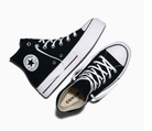 Converse Chuck Taylor All Star Lift Platform Hi Black / White / White 5.5 M 888755504246 Shoe Deals Outlet