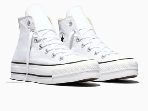 Converse Chuck Taylor All Star Lift Platform Hi White / Black / White 5 M 888755504369 Shoe Deals Outlet