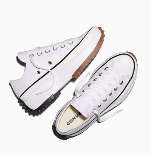 Converse Run Star Hike Ox White / Black / Gum Men's 7 / Women's 8.5 M 194432341692 Shoe Deals Outlet