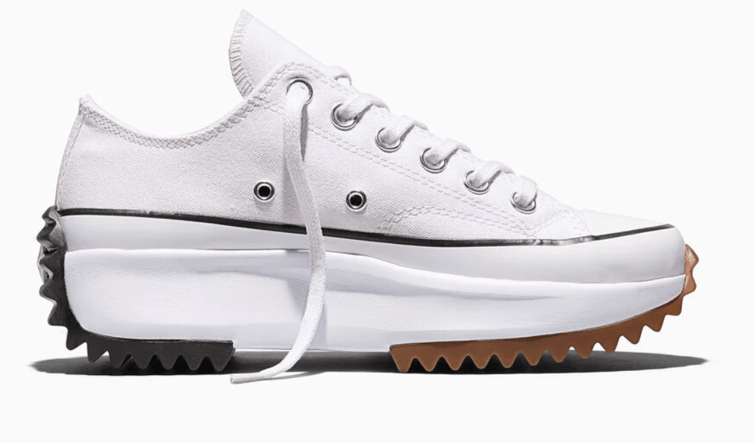 Converse Run Star Hike Ox White / Black / Gum Men's 7 / Women's 8.5 M 194432341692 Shoe Deals Outlet