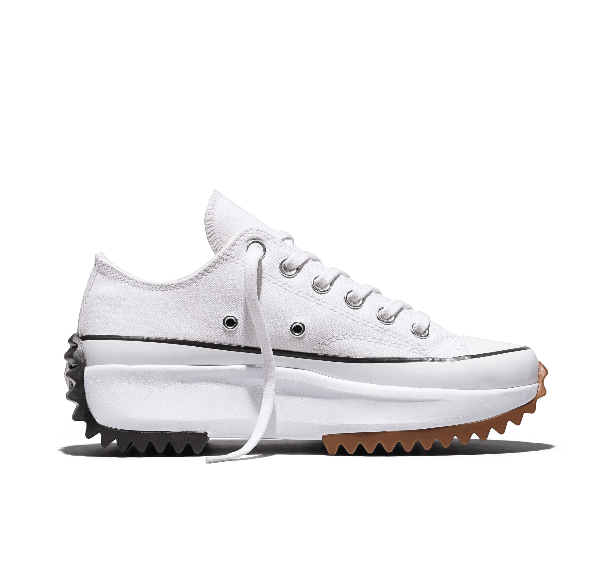 Converse Run Star Hike Platform Canvas White / Black / Gum Men's 7.5 / Women's 9 M 194432341708 Shoe Deals Outlet