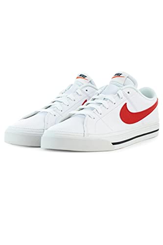 Nike Court Legac Next Nature - Men's White/University Red - black Shoe Deals Outlet