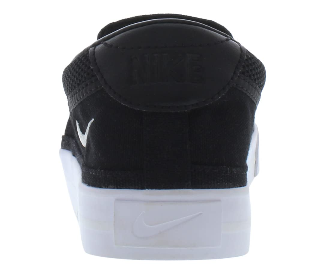 Nike Court Legacy Slip - On - Women's Black/Platinum Tint/White Shoe Deals Outlet
