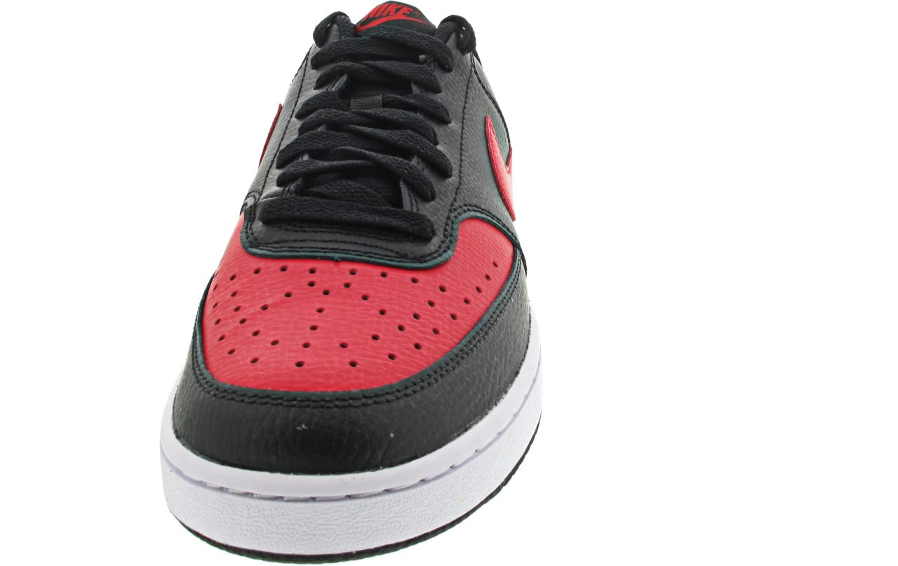 Nike Court Vision Low - Men's Black University Red White Shoe Deals Outlet