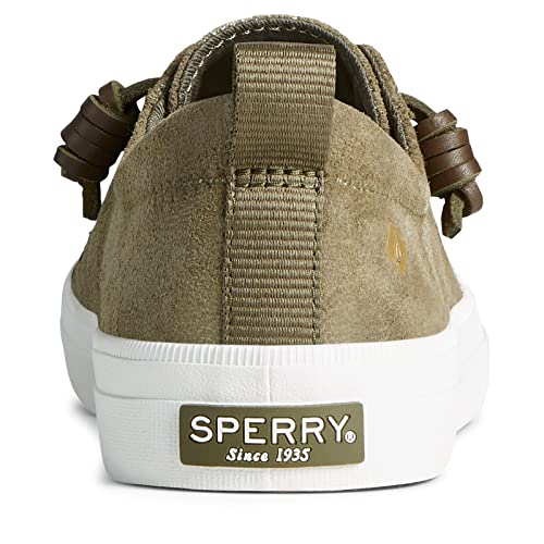 Sperry Crest Vibe Metallic Leather - Women's Olive Camo Shoe Deals Outlet