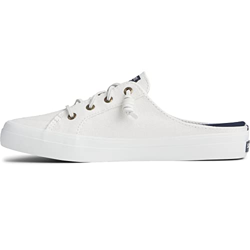Sperry Crest Vibe Mule - Women's White Shoe Deals Outlet