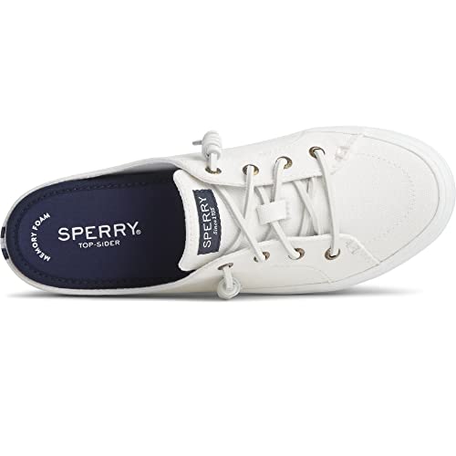 Sperry Crest Vibe Mule - Women's White Shoe Deals Outlet