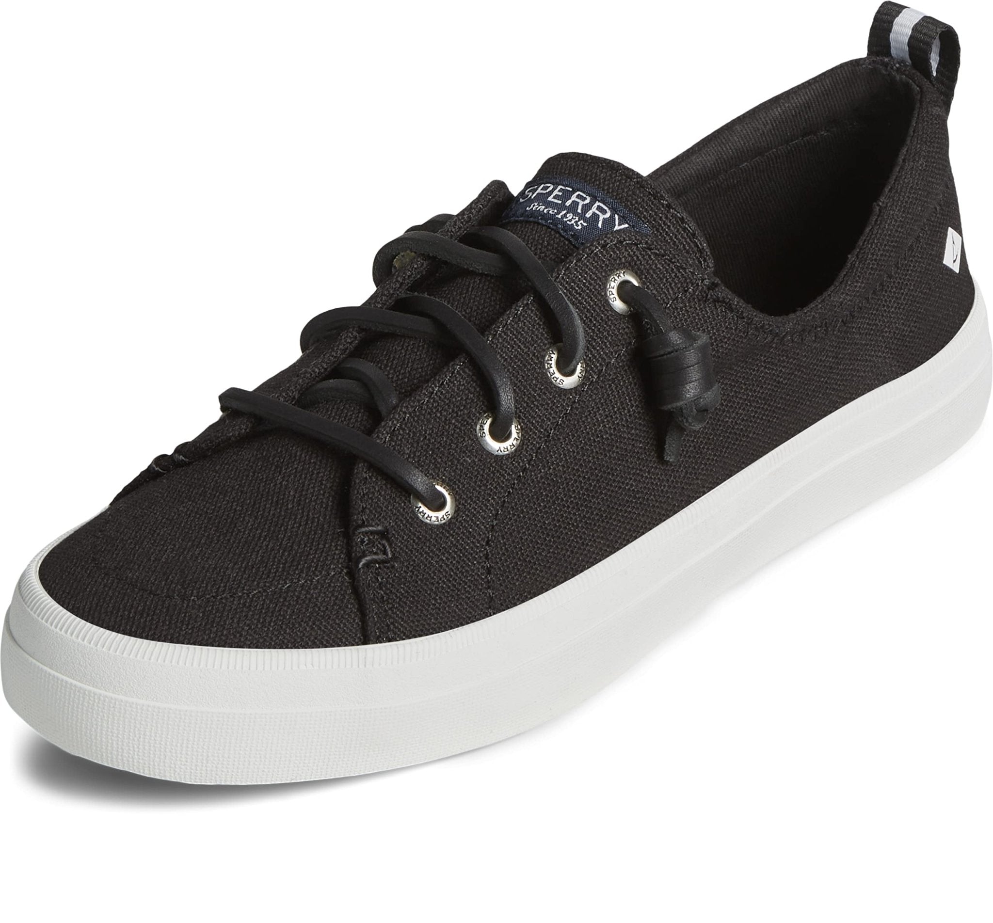Sperry Crest Vibe Sneaker - Women's Black Shoe Deals Outlet
