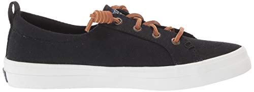 Sperry Crest Vibe Sneaker - Women's Black Twill Shoe Deals Outlet