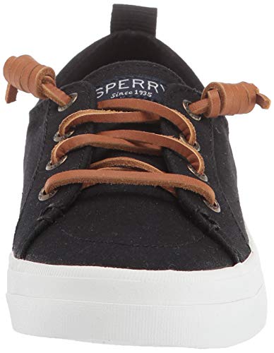 Sperry Crest Vibe Sneaker - Women's Black Twill Shoe Deals Outlet