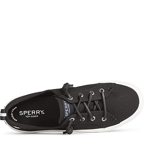 Sperry Crest Vibe Sneaker - Women's Black Shoe Deals Outlet