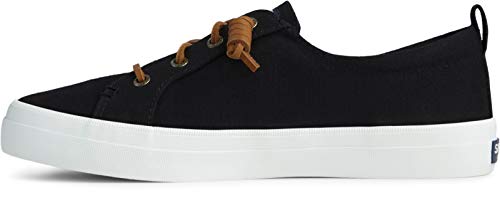 Sperry Crest Vibe Sneaker - Women's Black Twill Shoe Deals Outlet