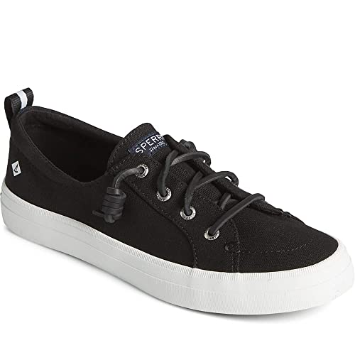 Sperry Crest Vibe Sneaker - Women's Black Shoe Deals Outlet