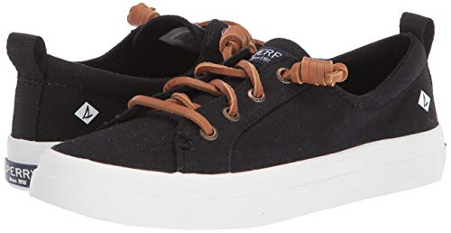 Sperry Crest Vibe Sneaker - Women's Black Twill Shoe Deals Outlet