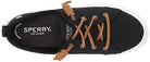 Sperry Crest Vibe Sneaker - Women's Black Twill Shoe Deals Outlet
