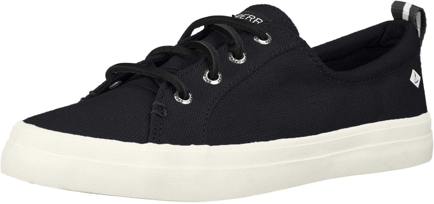 Sperry Crest Vibe Sneaker - Women's Black Shoe Deals Outlet