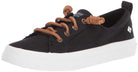 Sperry Crest Vibe Sneaker - Women's Black Twill Shoe Deals Outlet