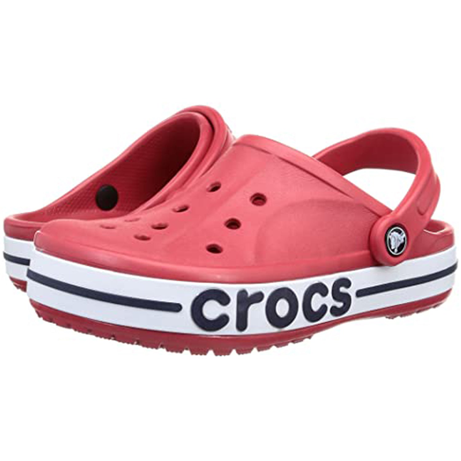 Crocs Crocband Baya Clog - Unisex Pepper/Navy Shoe Deals Outlet