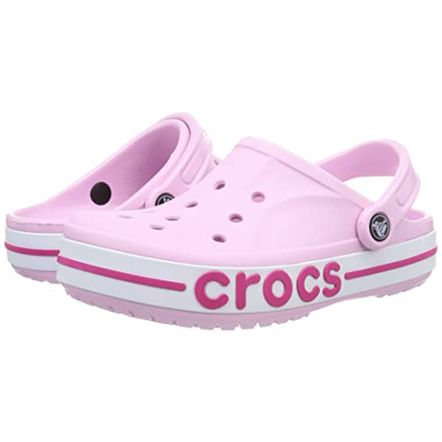 Crocs Crocband Baya Clog - Unisex Ballerina Pink/Candy Pink Shoe Deals Outlet