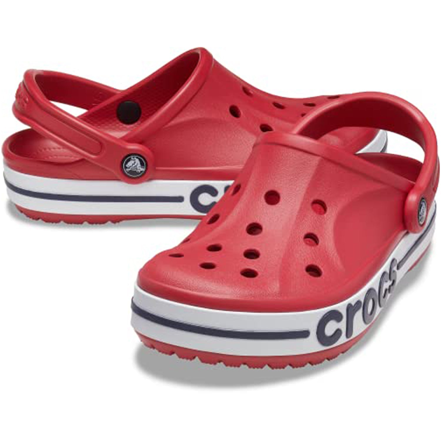 Crocs Crocband Baya Clog - Unisex Pepper/Navy Shoe Deals Outlet