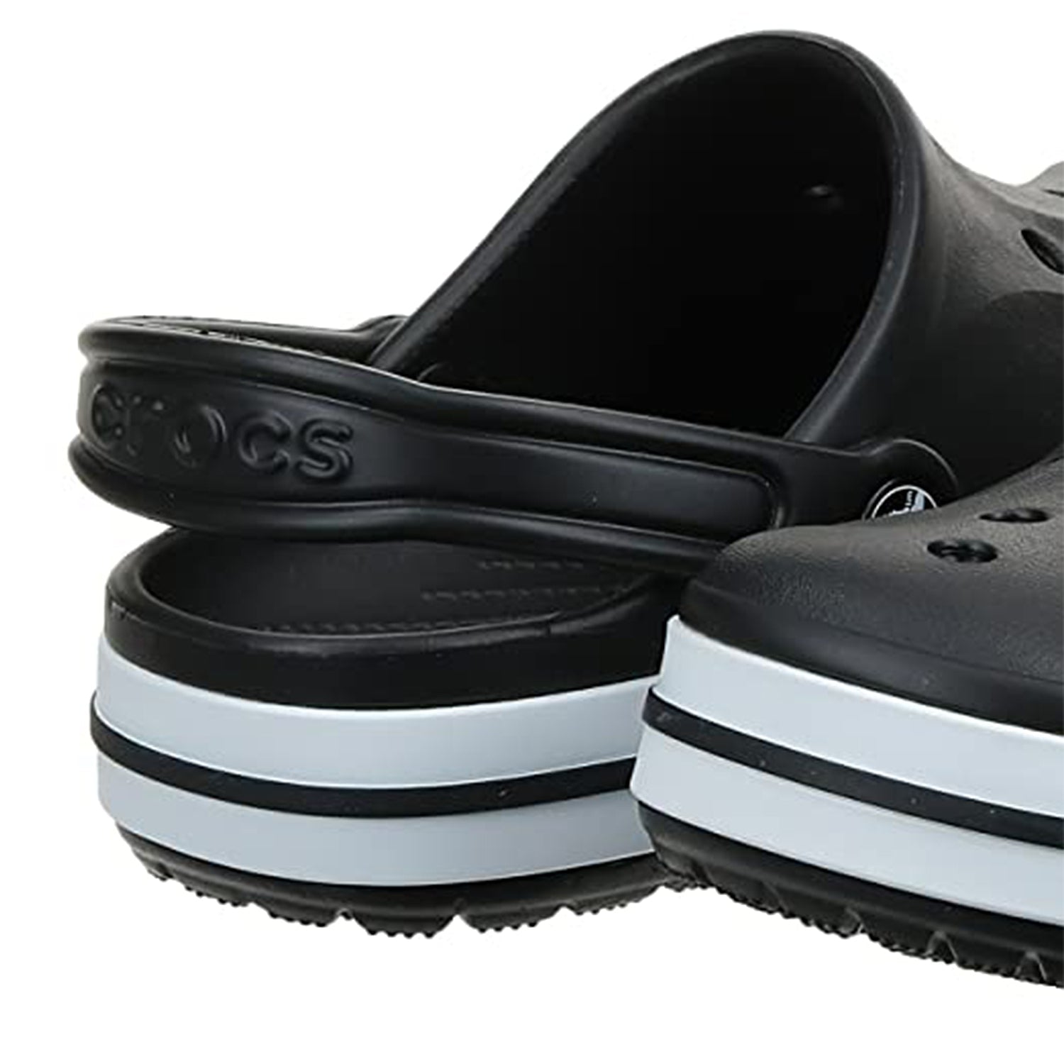 Crocs Crocband Baya Clog - Unisex Black/White Shoe Deals Outlet