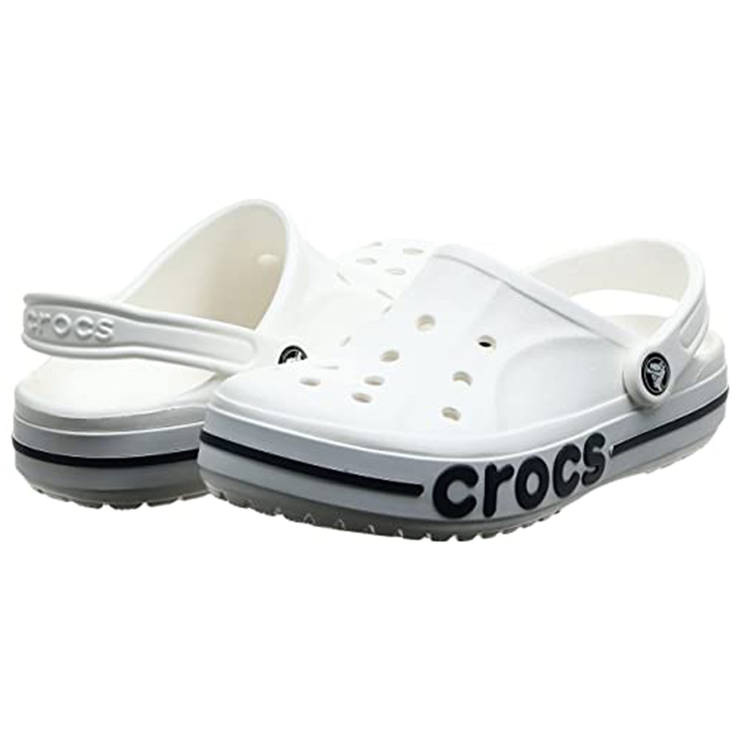 Crocs Crocband Baya Clog - Unisex White/Navy Shoe Deals Outlet