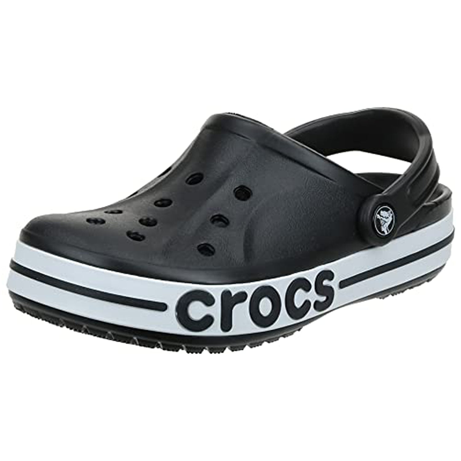 Crocs Crocband Baya Clog - Unisex Black/White Shoe Deals Outlet