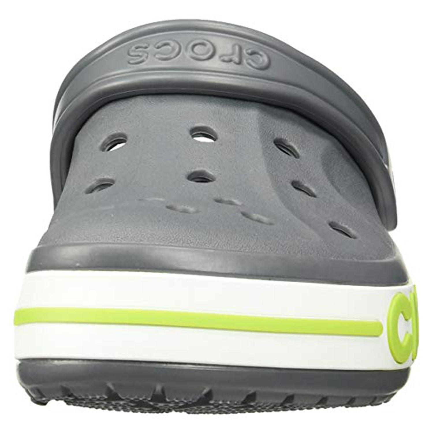 Crocs Crocband Baya Clog - Unisex Charcoal/Volt Green Shoe Deals Outlet