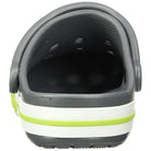 Crocs Crocband Baya Clog - Unisex Charcoal/Volt Green Shoe Deals Outlet