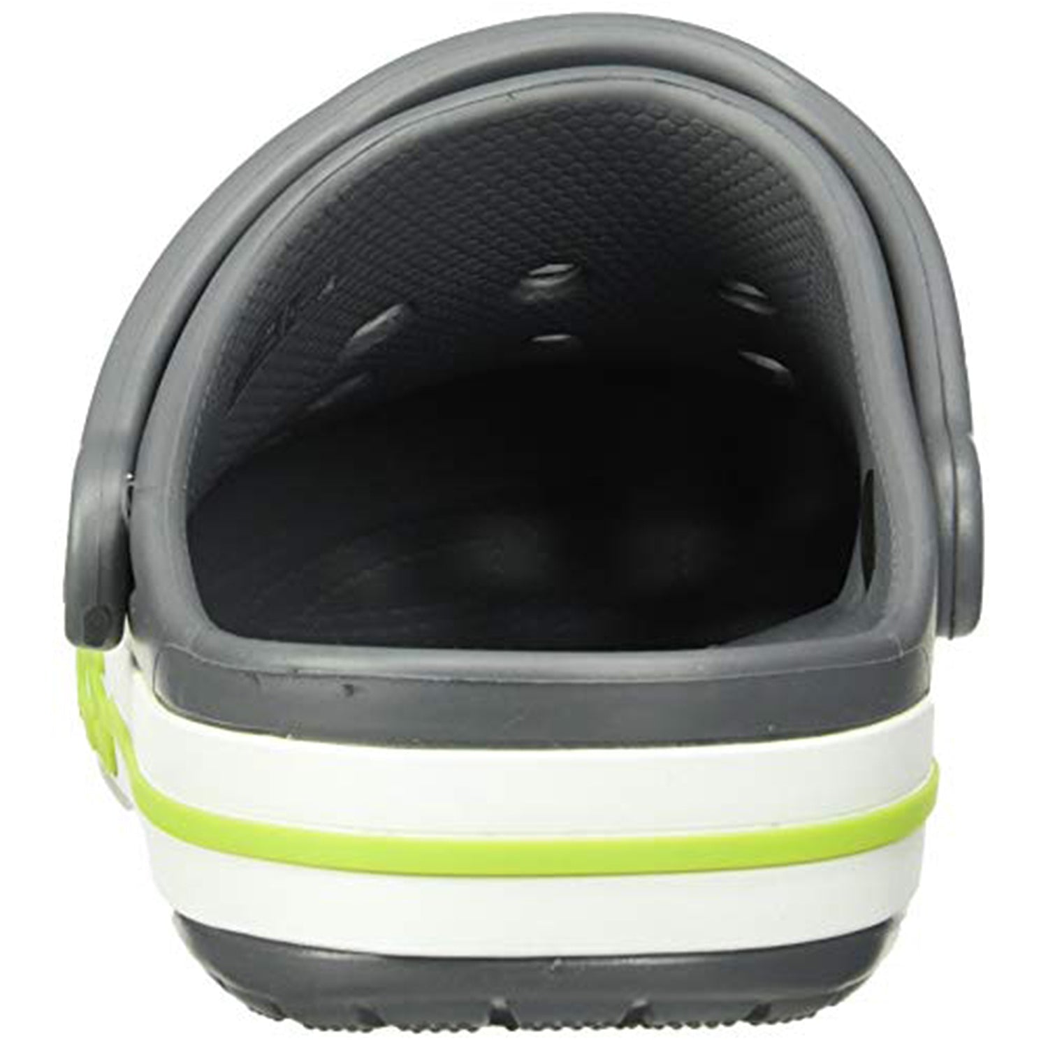 Crocs Crocband Baya Clog - Unisex Charcoal/Volt Green Shoe Deals Outlet