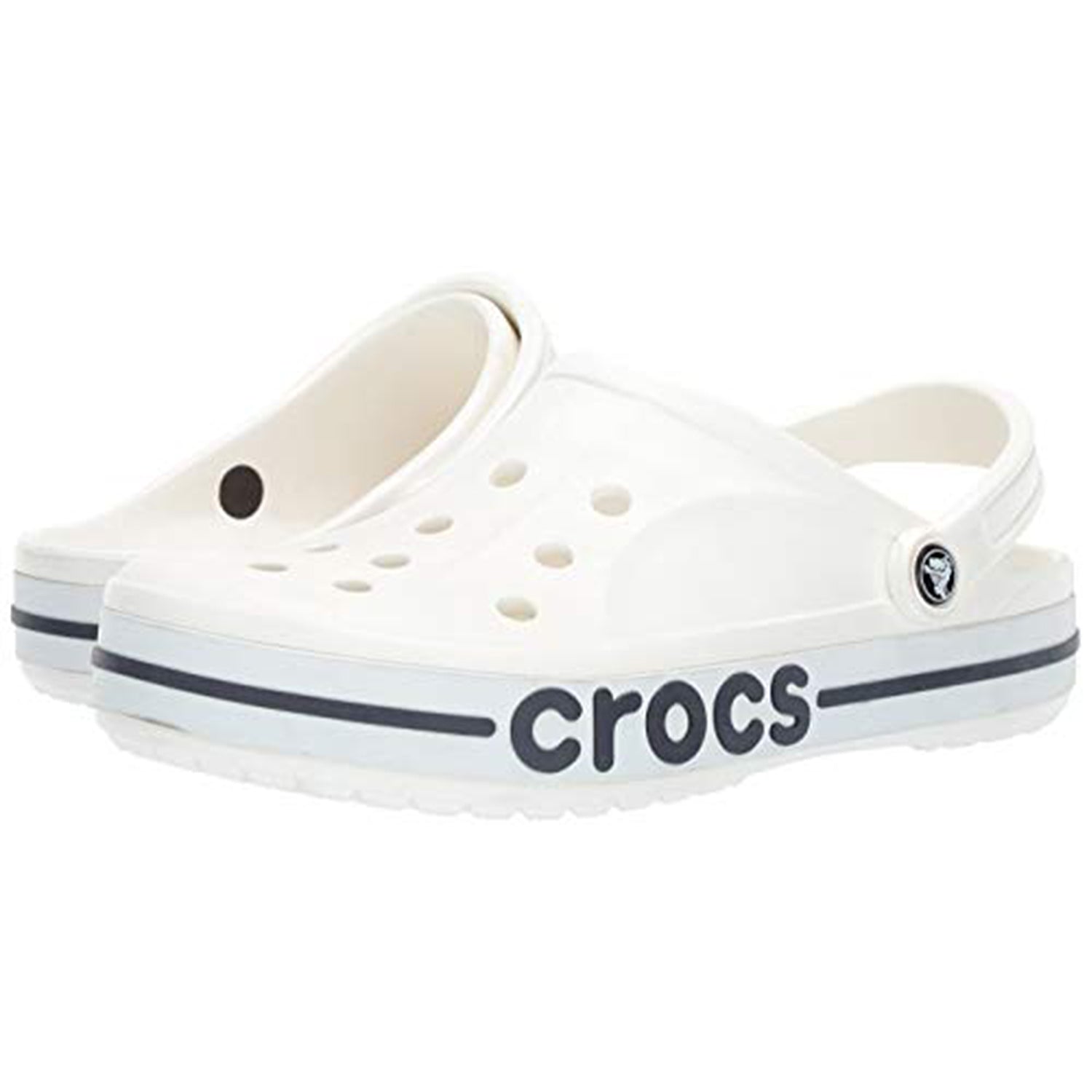 Crocs Crocband Baya Clog - Unisex White/Navy Shoe Deals Outlet