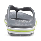 Crocs Crocband Baya Flip Flop - Unisex Slate Grey Lime Punch Shoe Deals Outlet