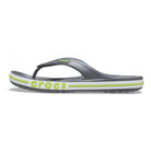Crocs Crocband Baya Flip Flop - Unisex Slate Grey/Lime Punch Shoe Deals Outlet
