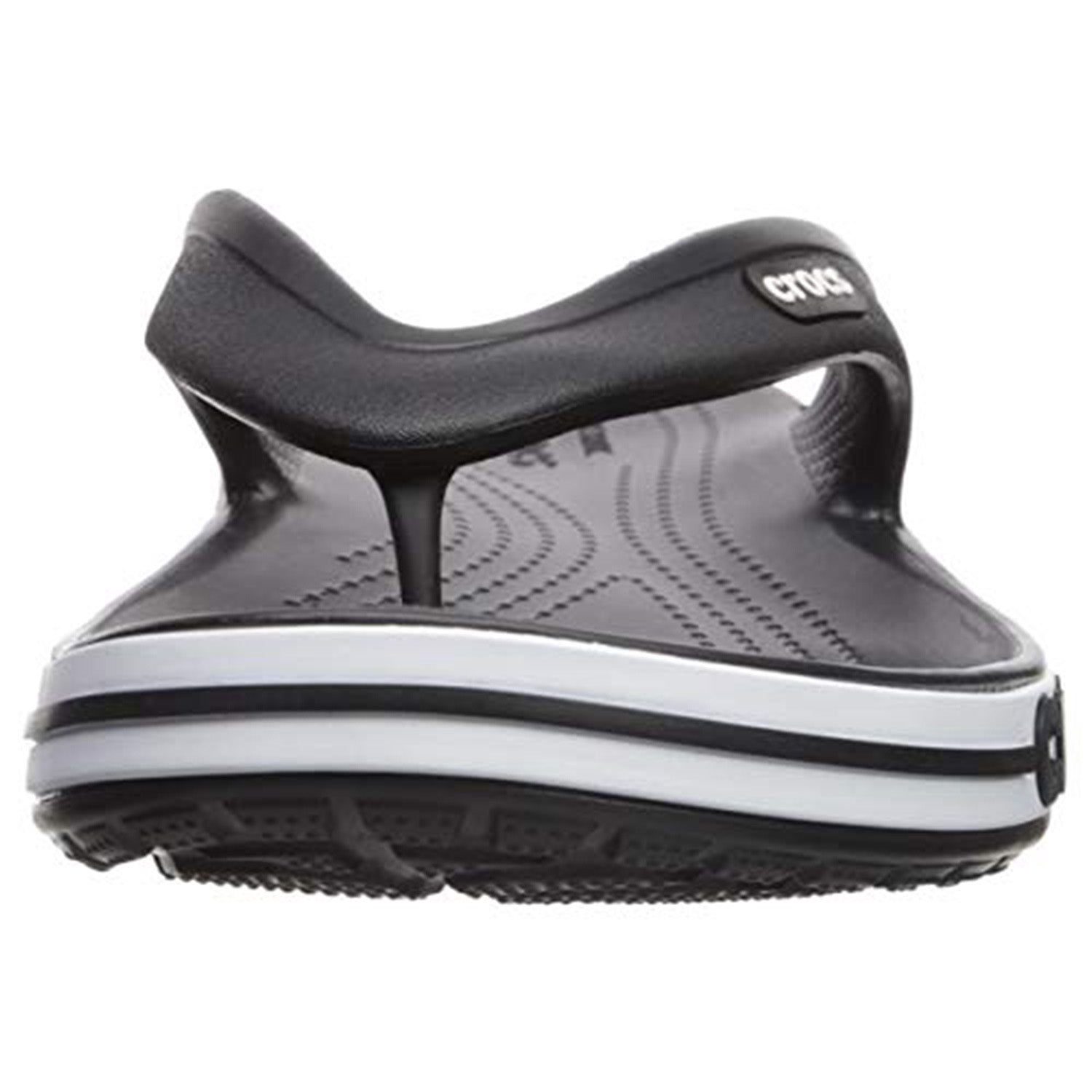 Crocs Crocband Baya Flip Flop - Unisex Black/White Shoe Deals Outlet