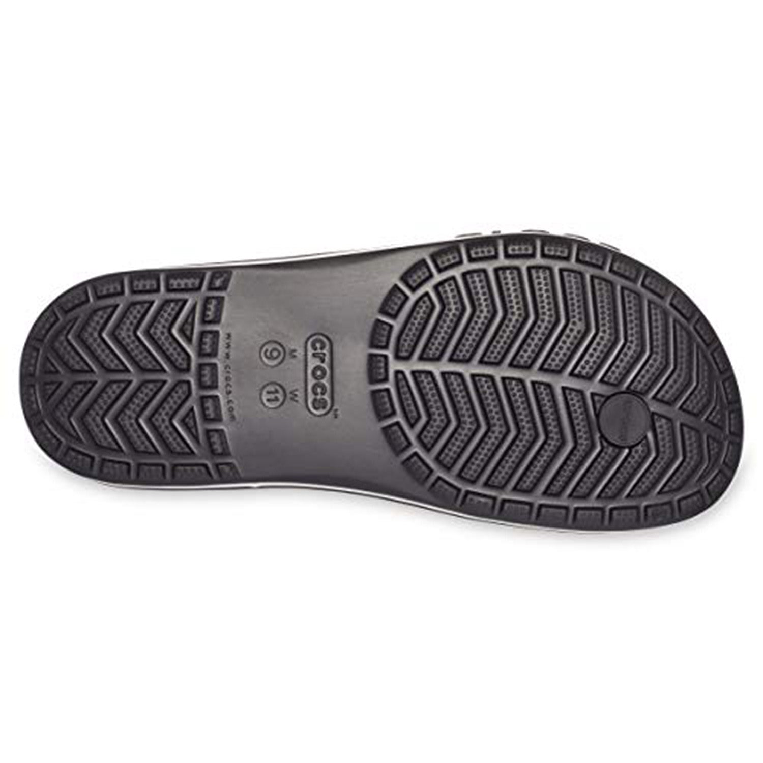 Crocs Crocband Baya Flip Flop - Unisex Black/White Shoe Deals Outlet