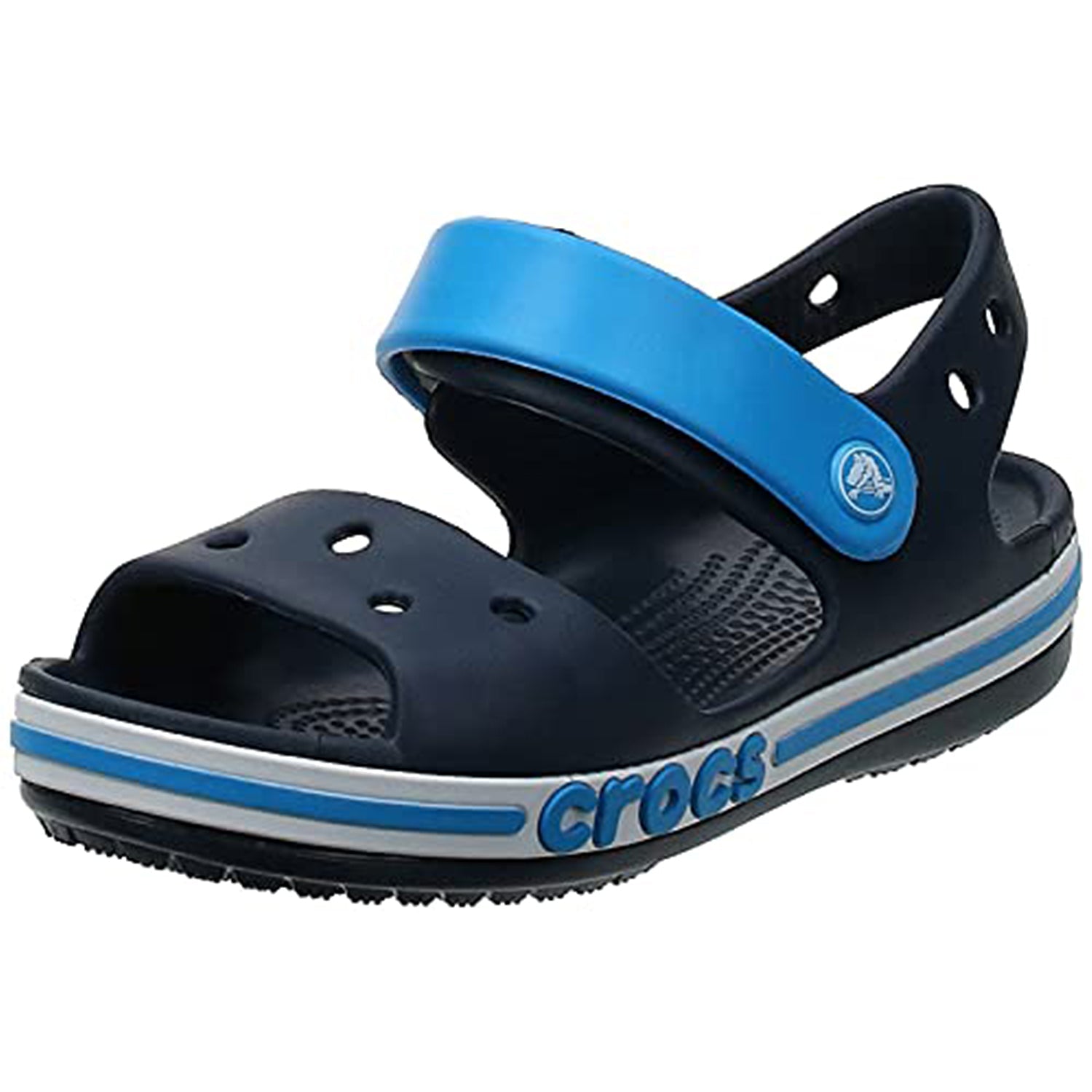 Crocs Crocband Baya Sandal - Kids Navy Shoe Deals Outlet