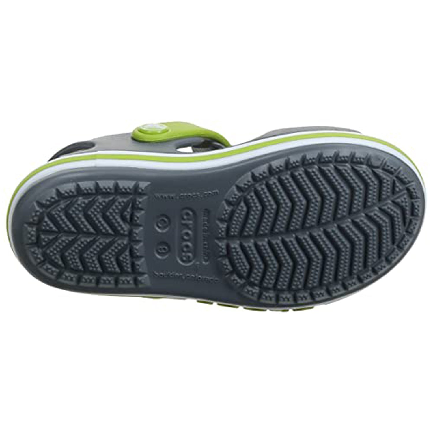 Crocs Crocband Baya Sandal - Kids Charcoal Shoe Deals Outlet