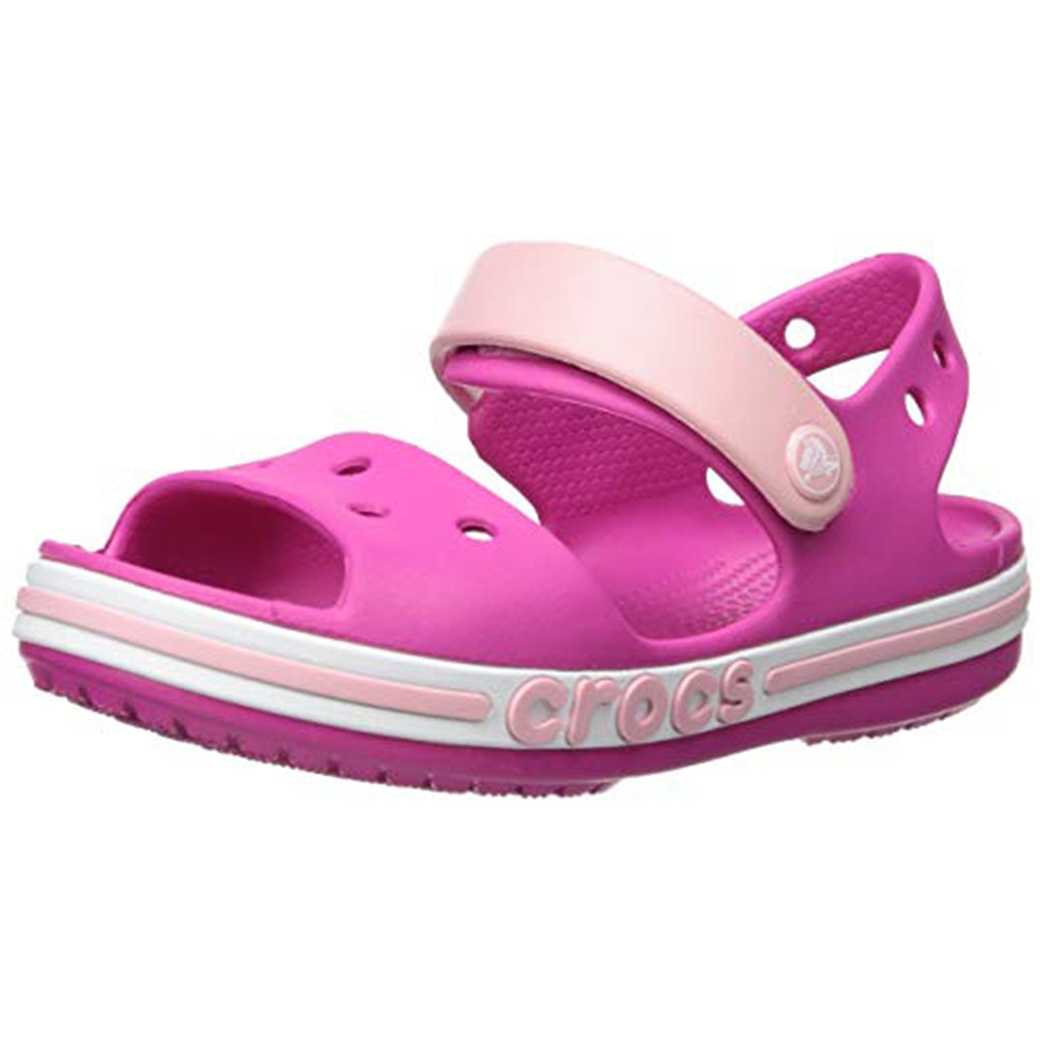 Crocs Crocband Baya Sandal - Kids Candy Pink Shoe Deals Outlet