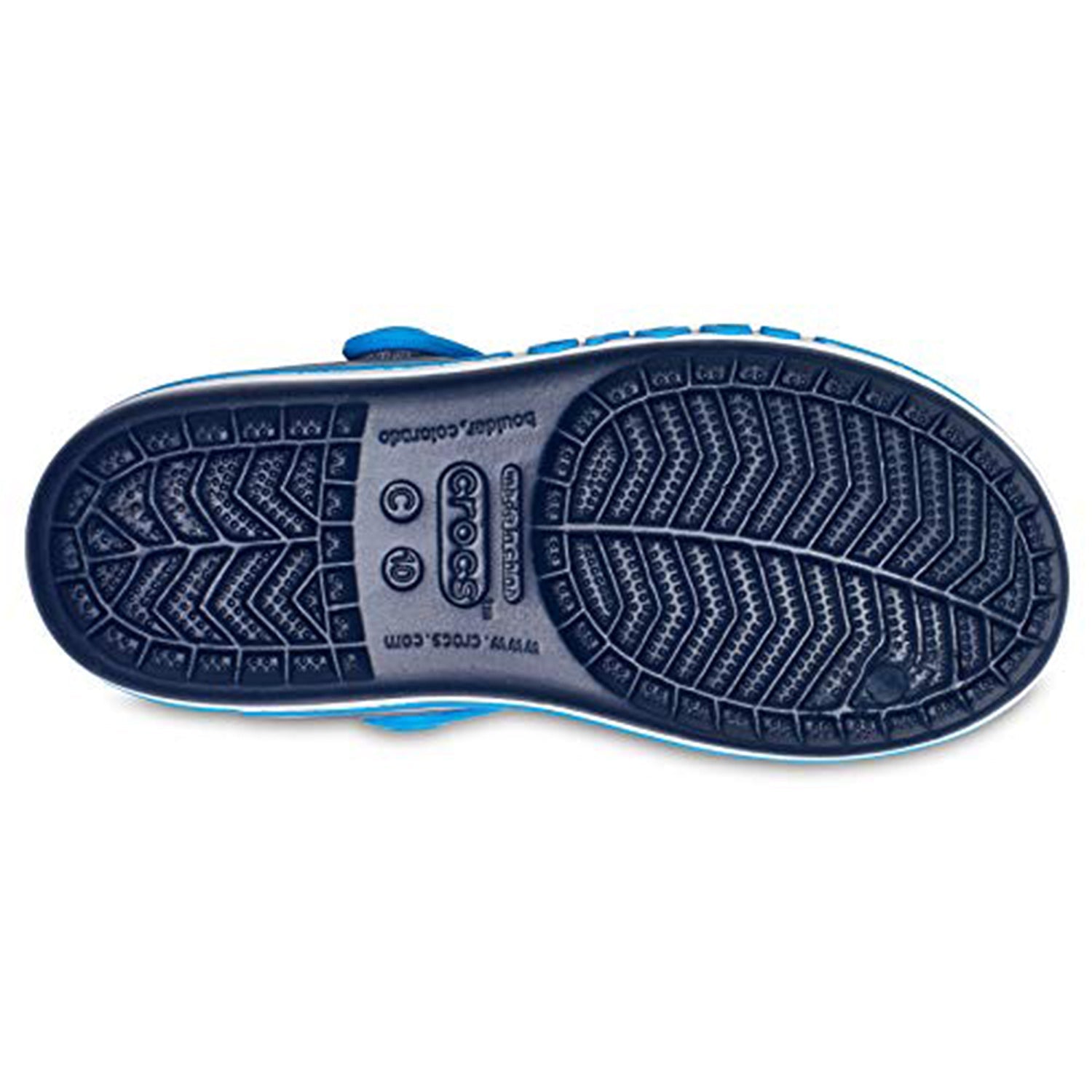 Crocs Crocband Baya Sandal - Kids Navy Shoe Deals Outlet