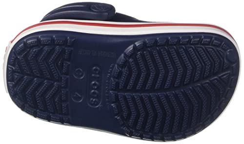 Crocs CrocBand Clog - Kids Navy/Red Shoe Deals Outlet